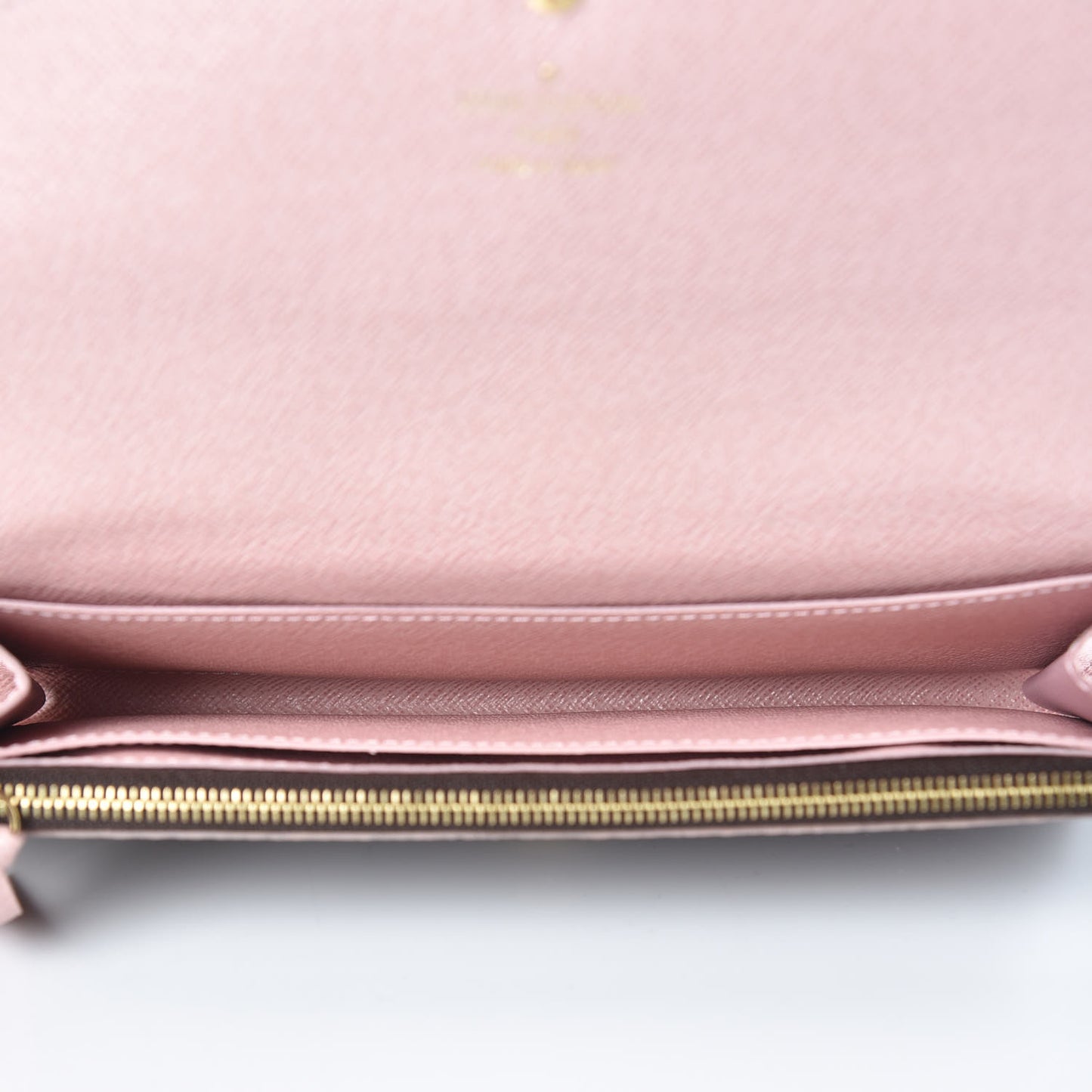 Damier Ebene Caissa Wallet Rose Ballerine