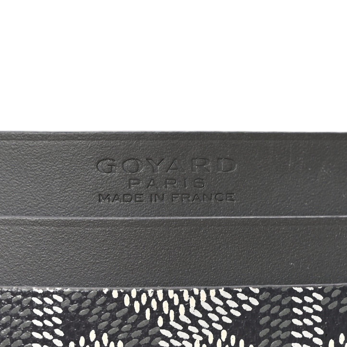 Goyardine Saint Sulpice Card Holder Grey