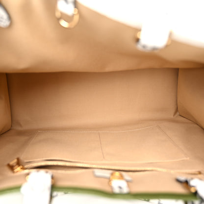 Louis Vuitton Monogram Giant Onthego GM Kaki Beige 5 of 10