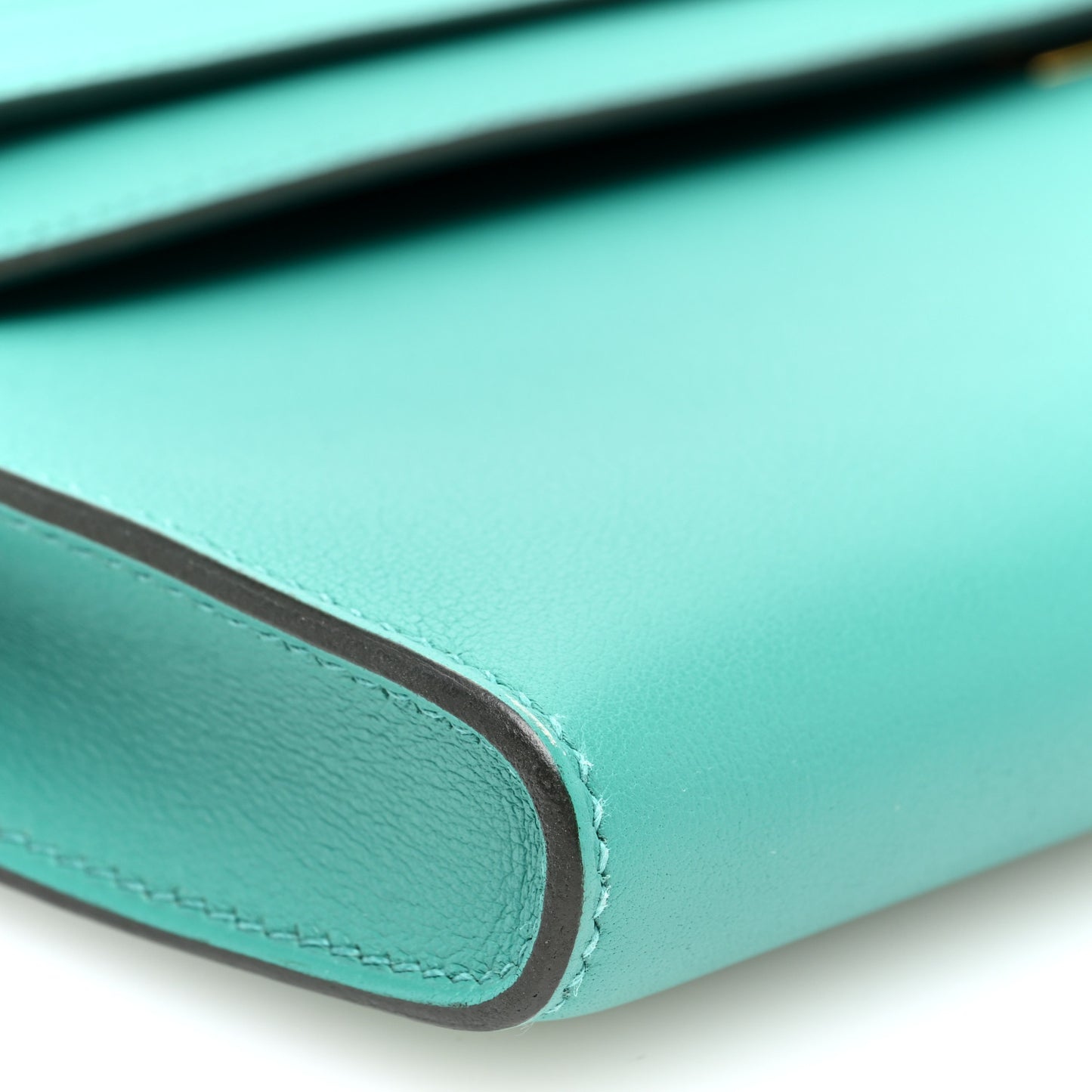 Swift Kelly Cut Clutch Pochette Vert Verone