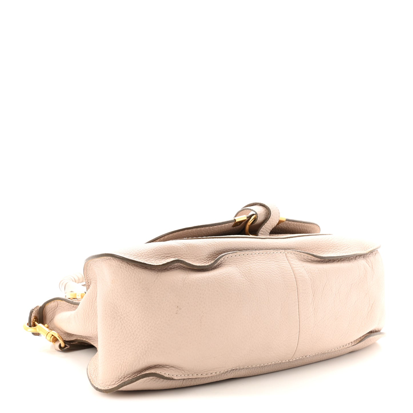 Calfskin Medium Marcie Satchel Abstract White