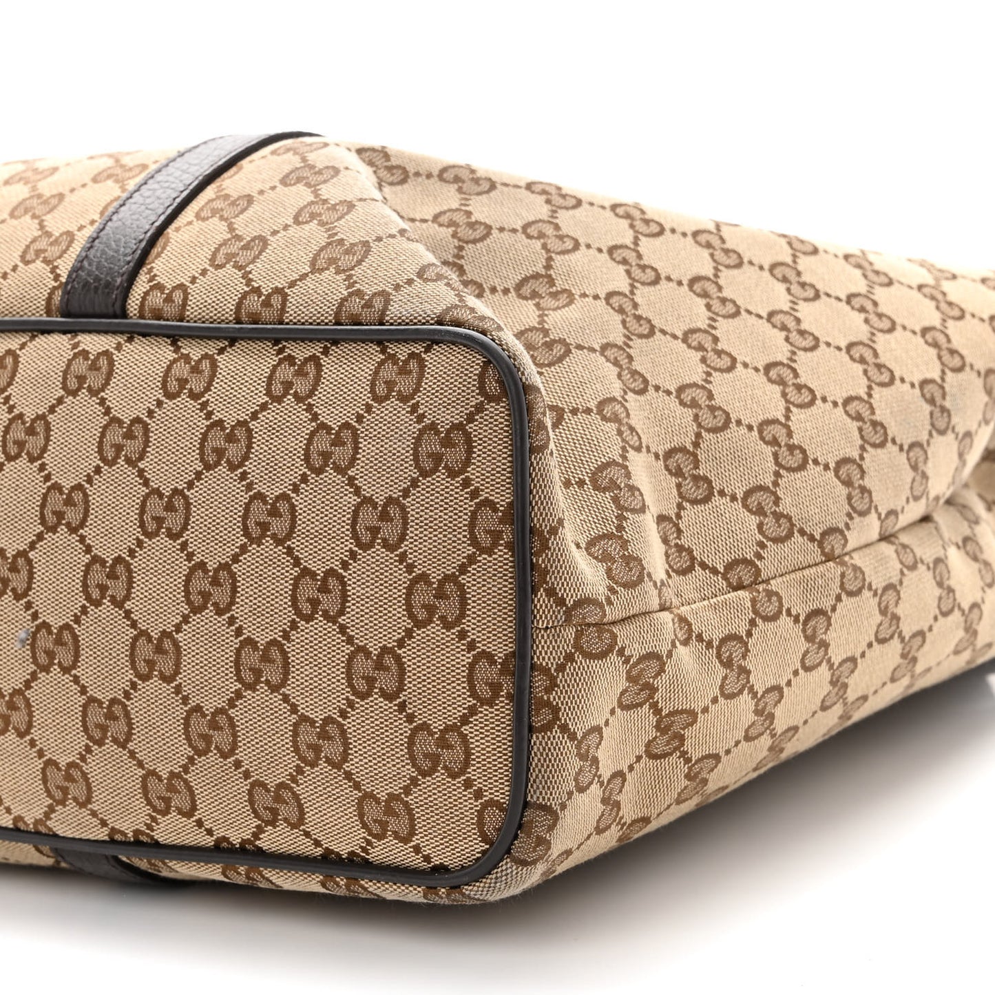 GG Monogram Large Joy Tote Bag Dark Brown