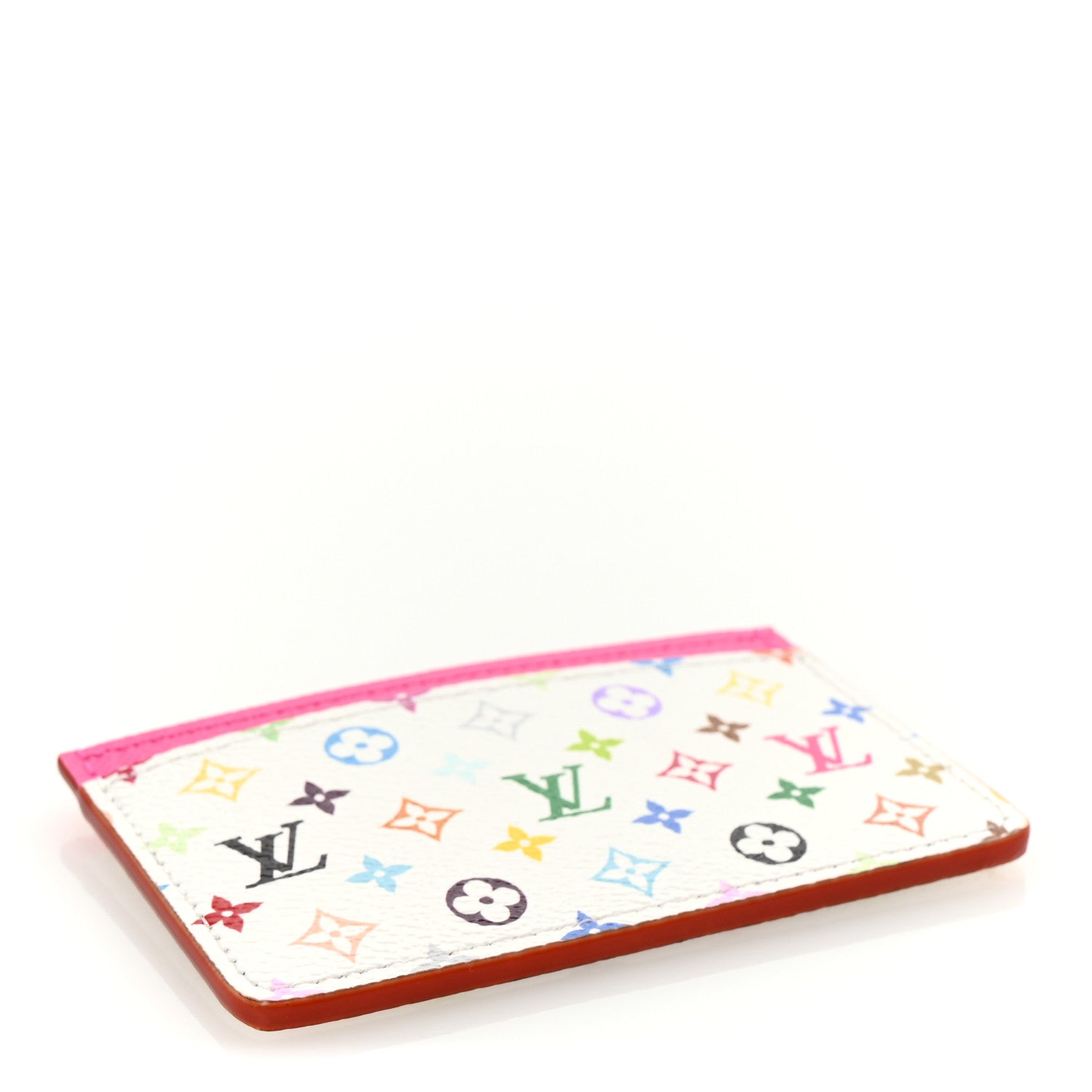 Louis Vuitton LV X TM Monogram Multicolor Card Holder Kawaii Pink 4 of 7