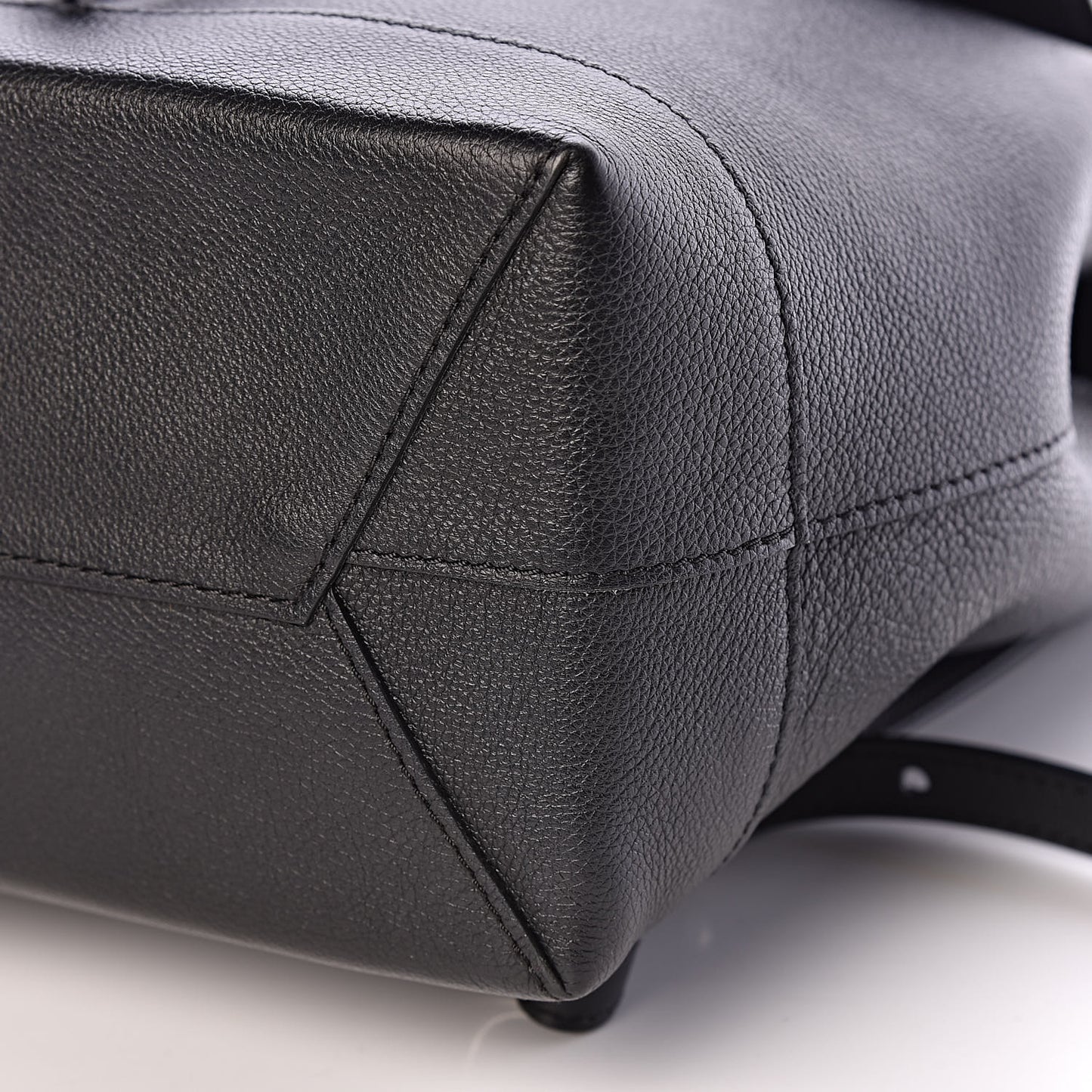 Calfskin Lockme Backpack Black
