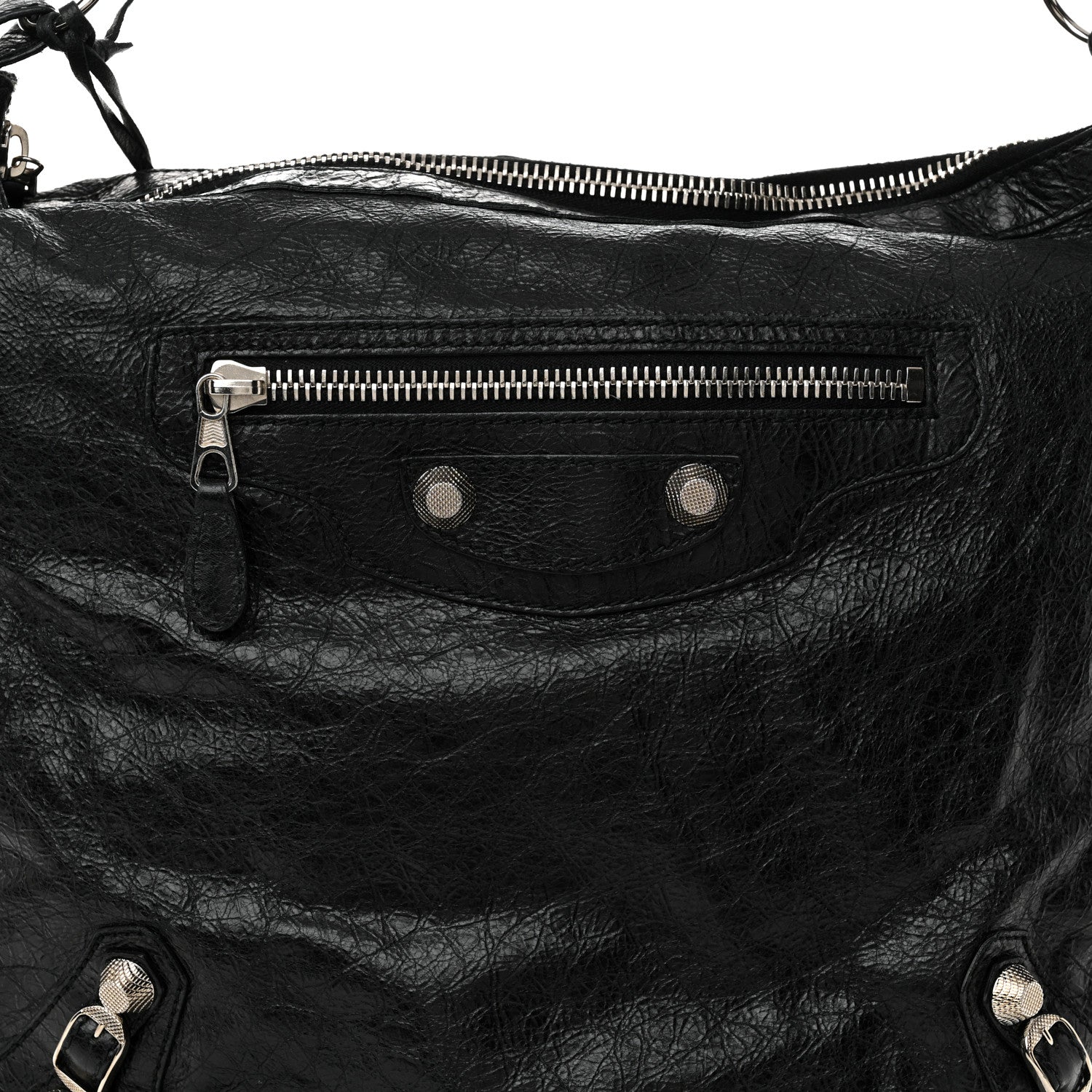 Balenciaga Agneau Giant 12 Silver Hardware Day Hobo Black 9 of 13