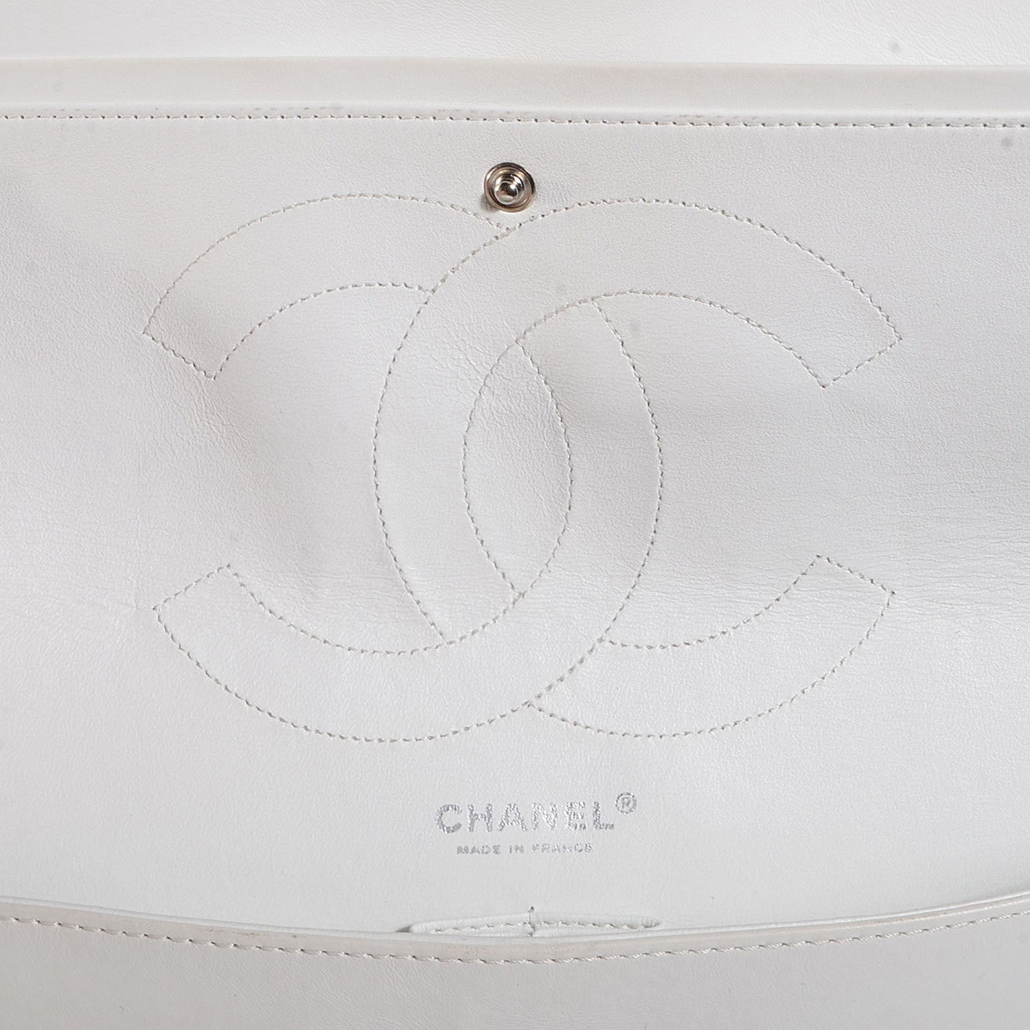 Chanel Distressed Patent 2.55 Reissue Flap 227 White 9 of 11