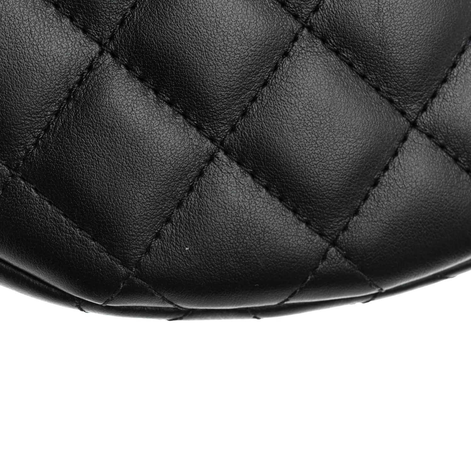 Chanel Calfskin Quilted Waist Belt Bag Black 11 of 11