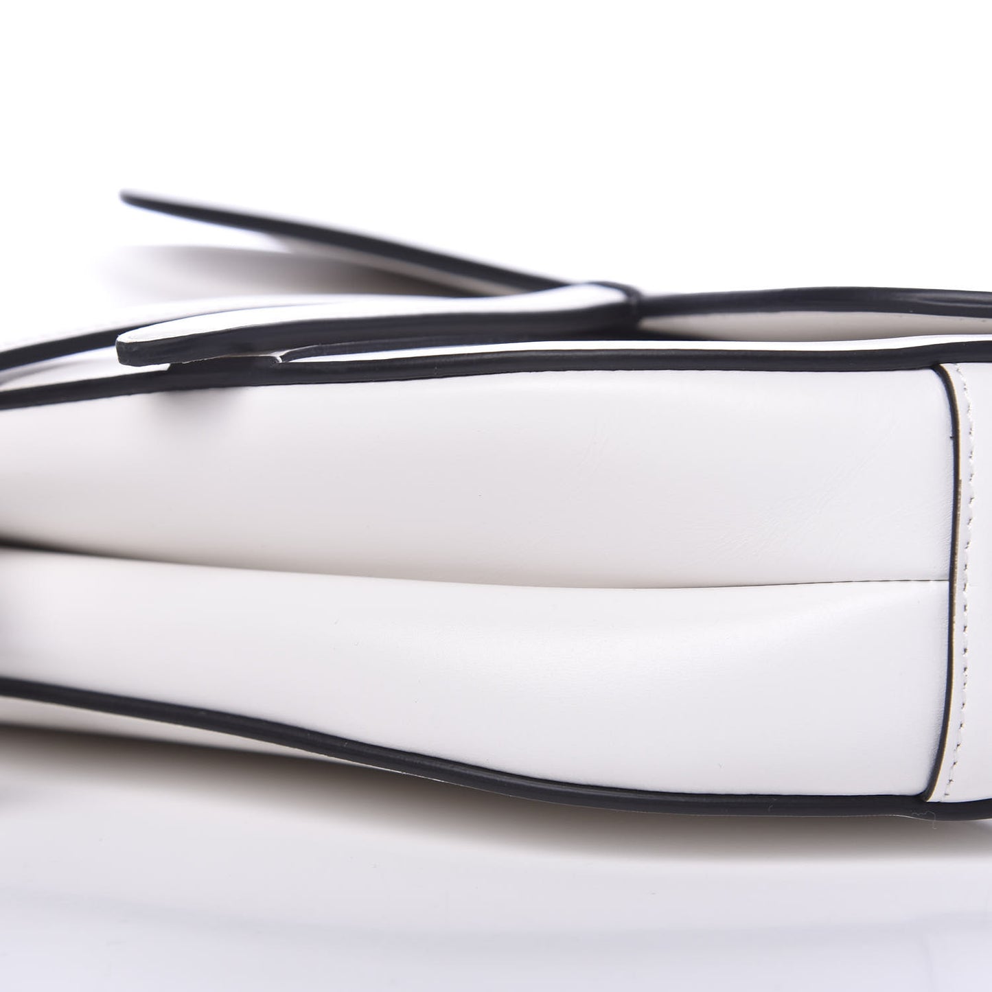 Calfskin Saddle Bag White