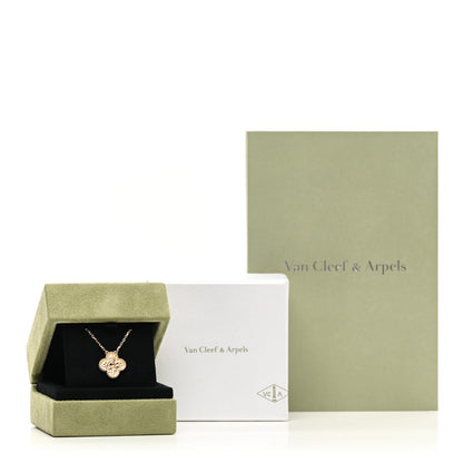 Van Cleef & Arpels 18K Yellow Gold Vintage Alhambra Pendant Necklace 5 of 5