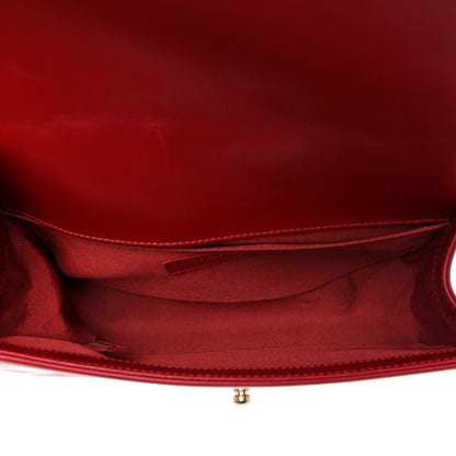 Chanel Calfskin Quilted Medium Boy Flap Red 5 of 13