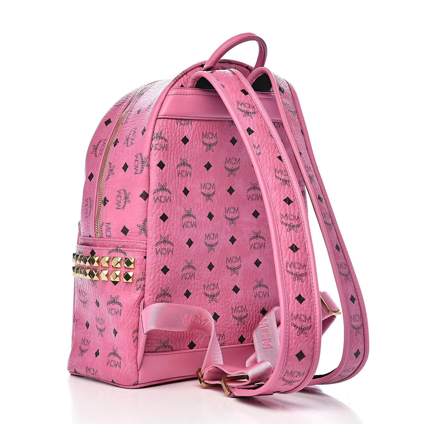 Visetos Small Side Stud Stark Backpack Pink