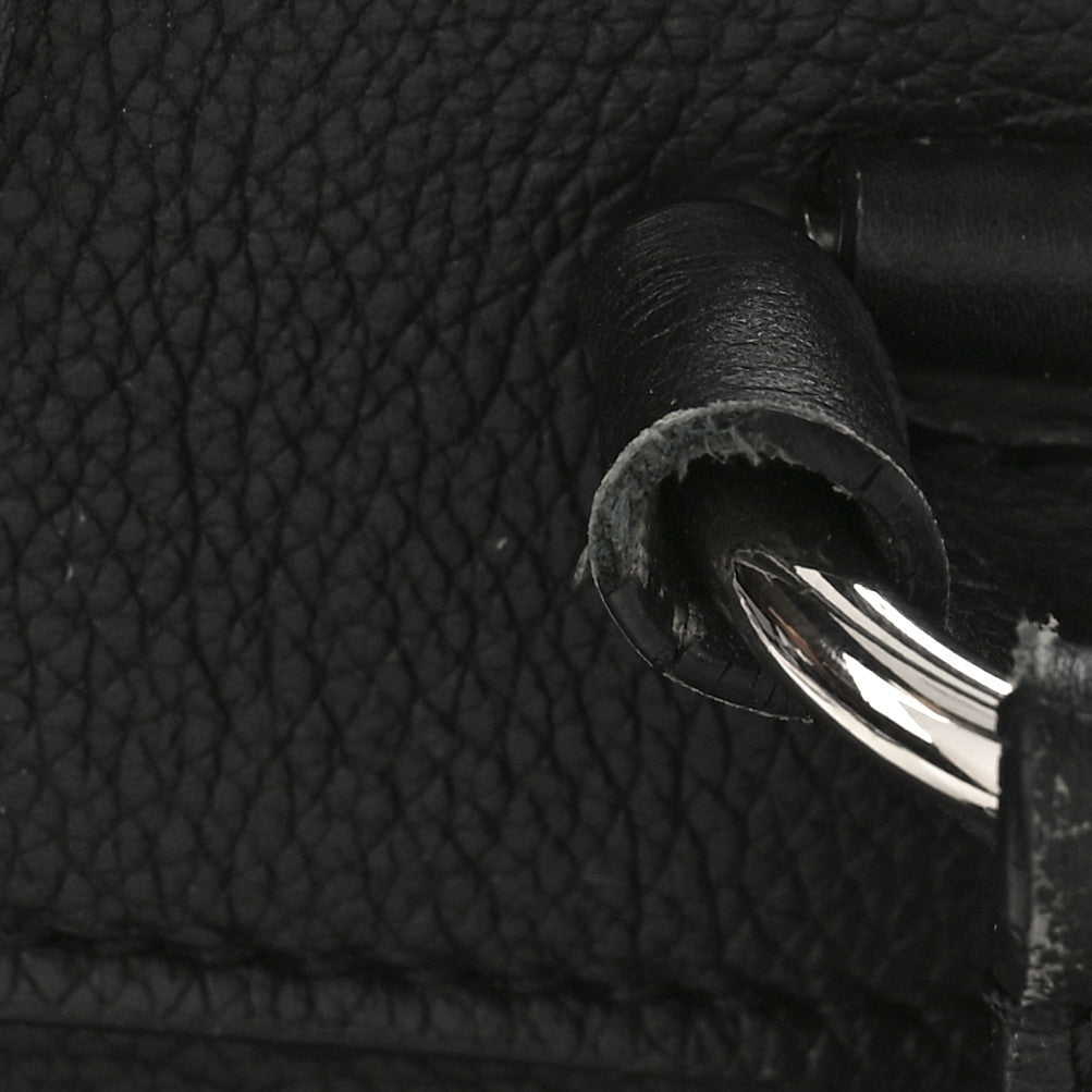 Louis Vuitton Calfskin Lockme Backpack Black 9 of 10
