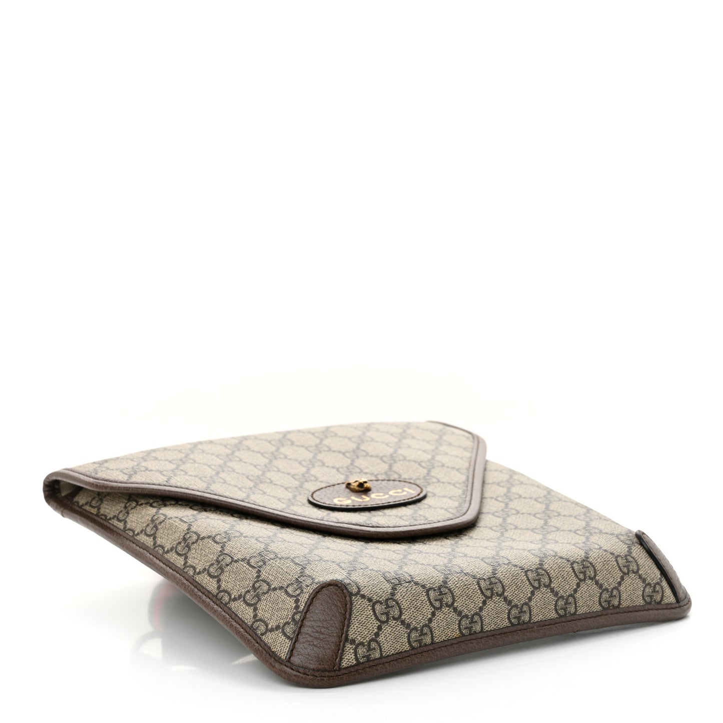 GG Supreme Monogram Web Medium Neo Vintage Flap Messenger Bag Beige New Acero