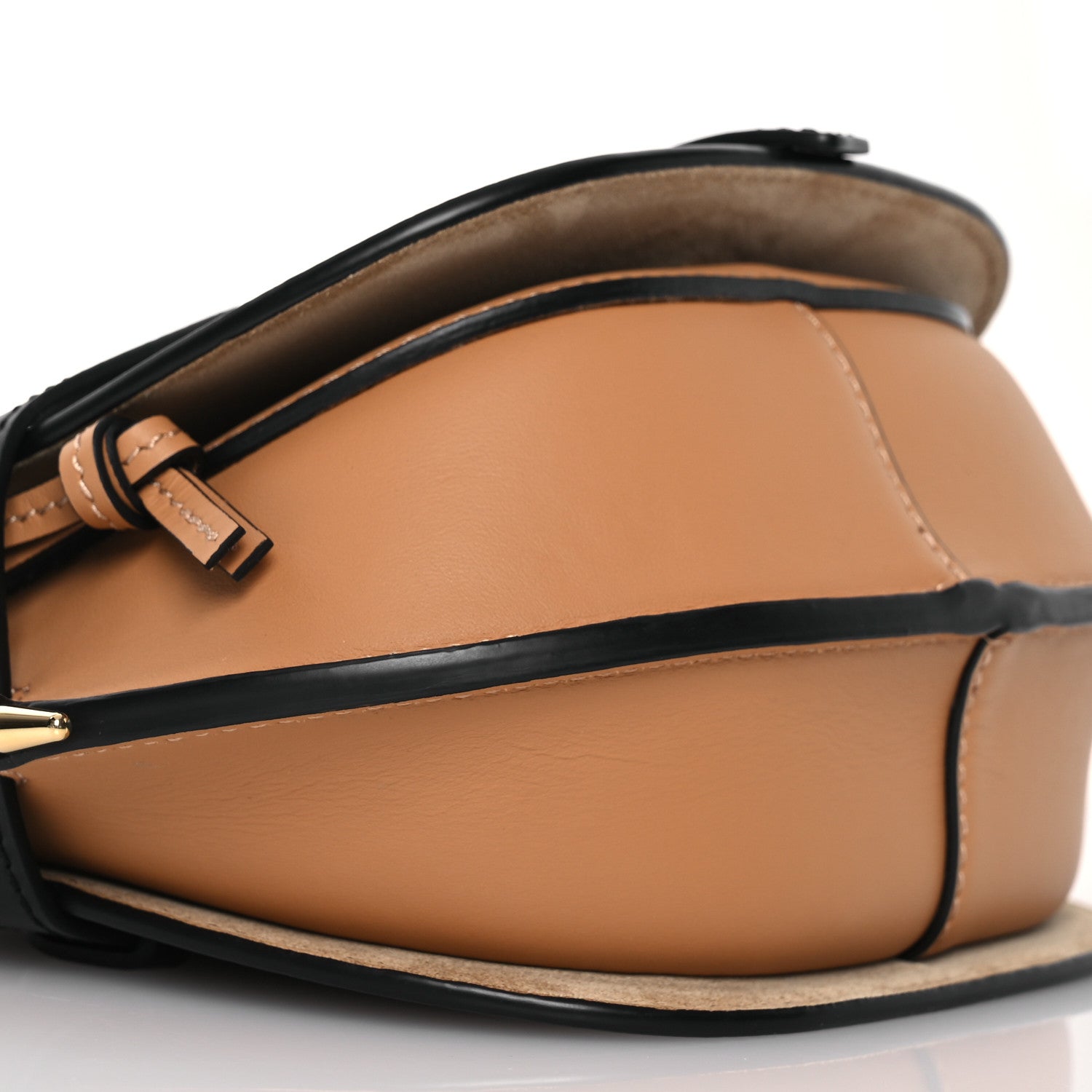 Loewe Calfskin Jacquard Mini Gate Dual Bag Black Warm Desert 9 of 12