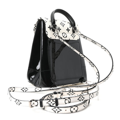Louis Vuitton Patent Monogram Hot Springs Backpack Black White 2 of 9