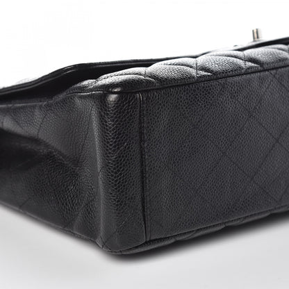 Chanel Caviar Quilted Maxi Single Flap Black 8 of 14