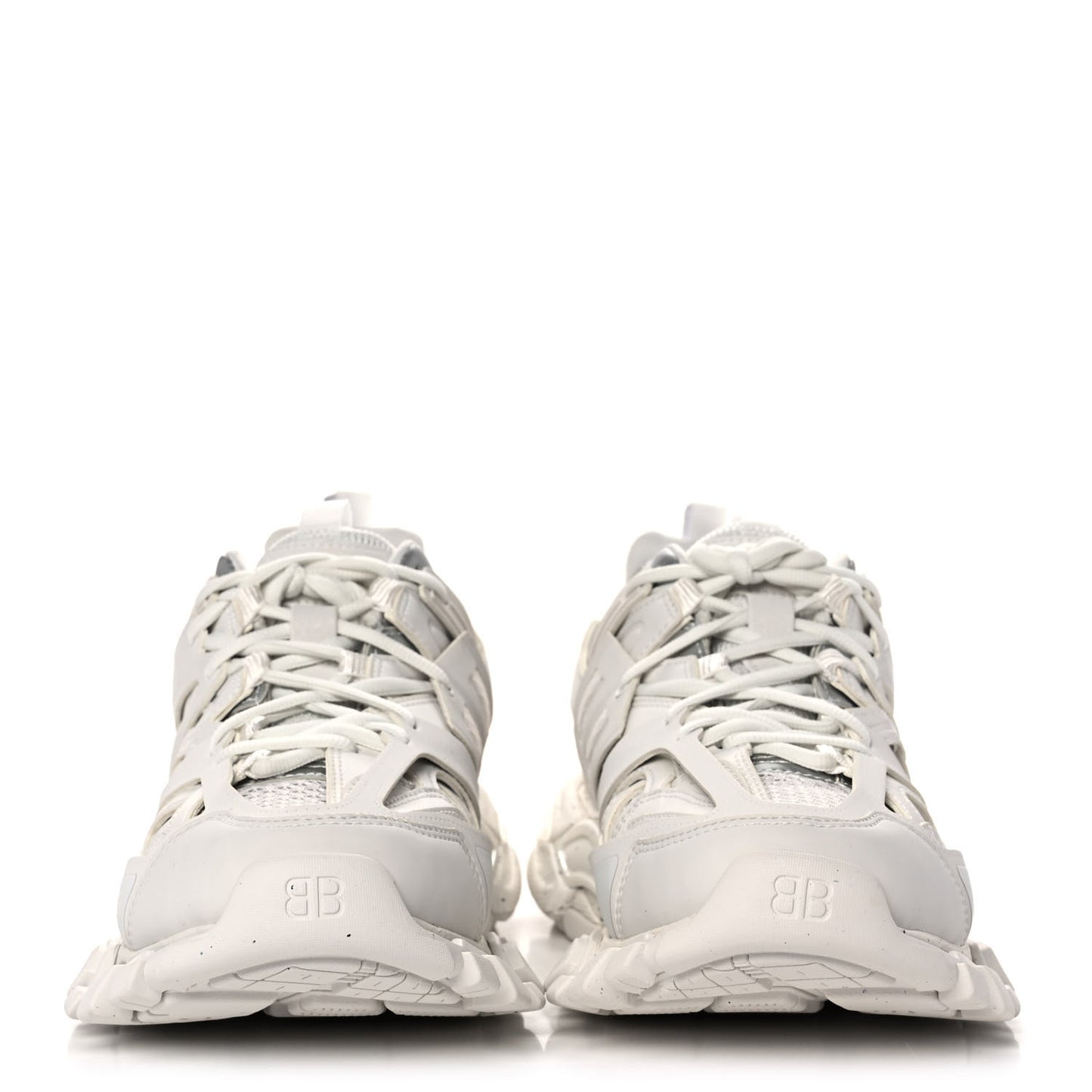 Rubber Mesh Fabric Monocolor Recycled Sole Womens Track Sneakers 40 White