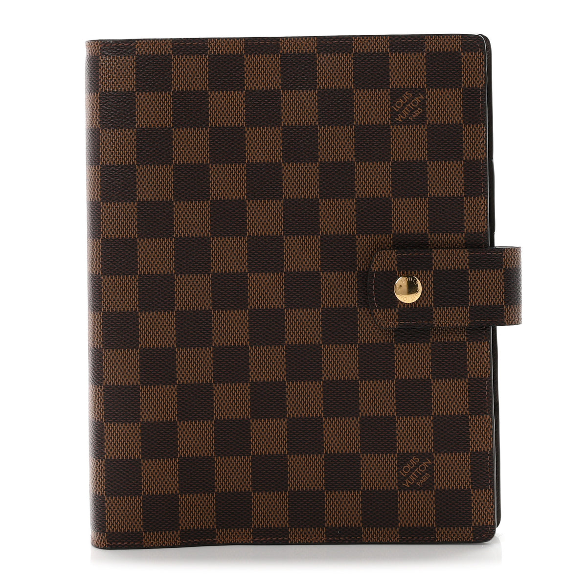 Damier Ebene Large Ring Agenda Cover