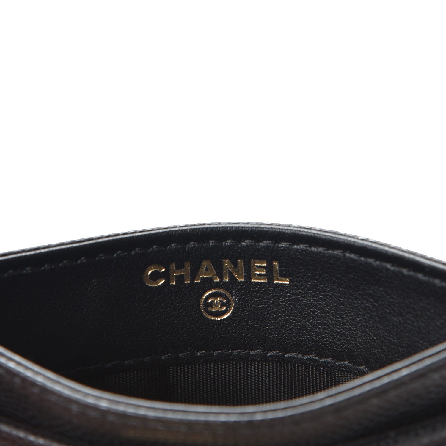 Chanel Caviar Quilted Boy Card Holder Black 6 of 9