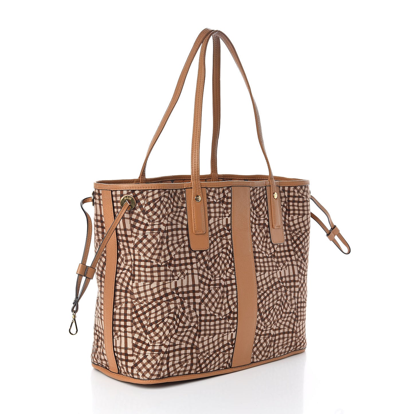 Visetos Medium Liz Reversible Shopper Tote Cognac