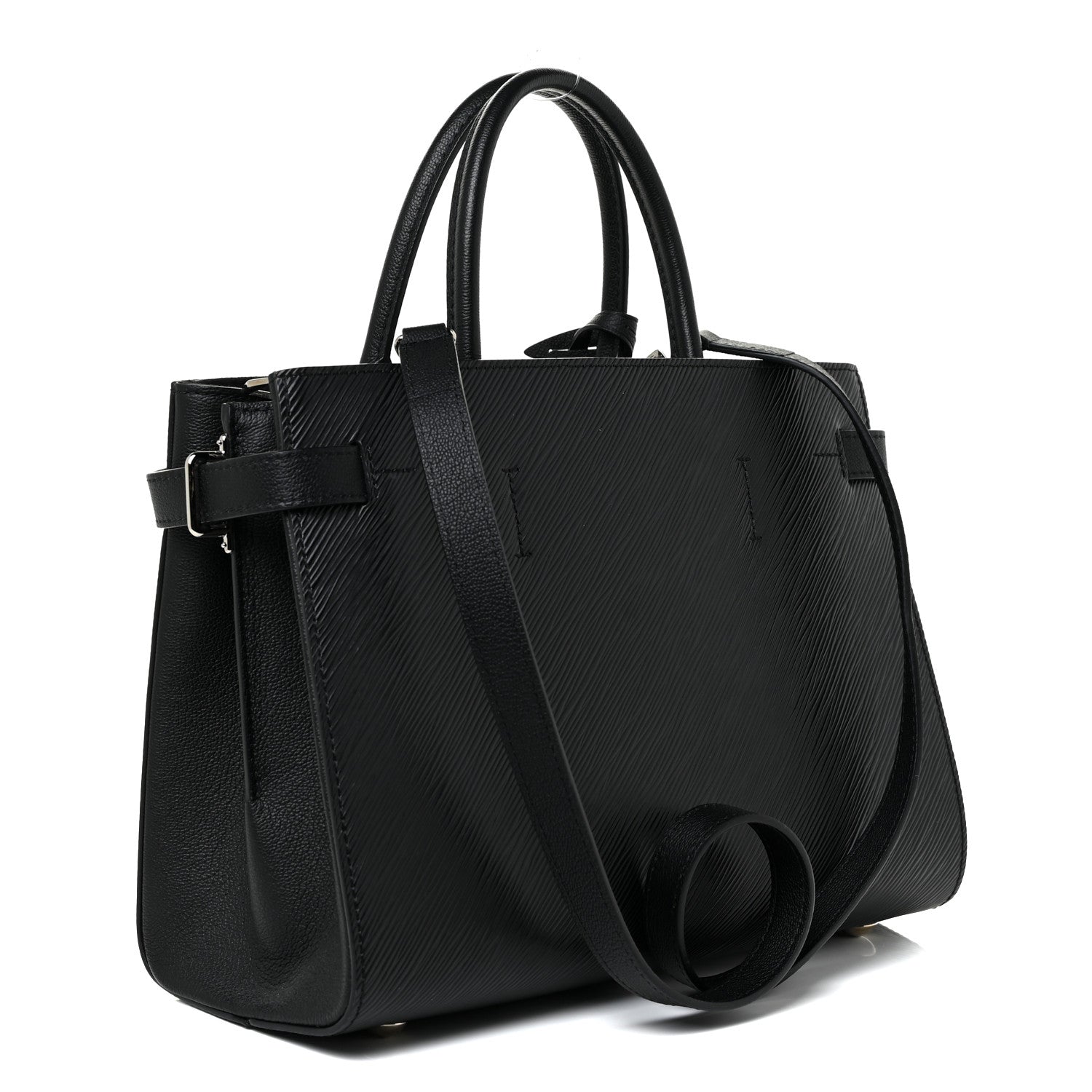 Louis Vuitton Epi Twist Tote Black 3 of 16