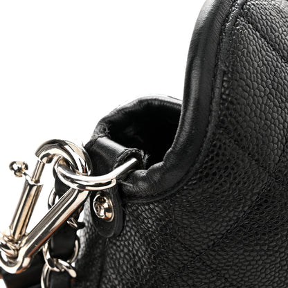 Chanel Caviar Quilted French Riviera Hobo Black 14 of 15