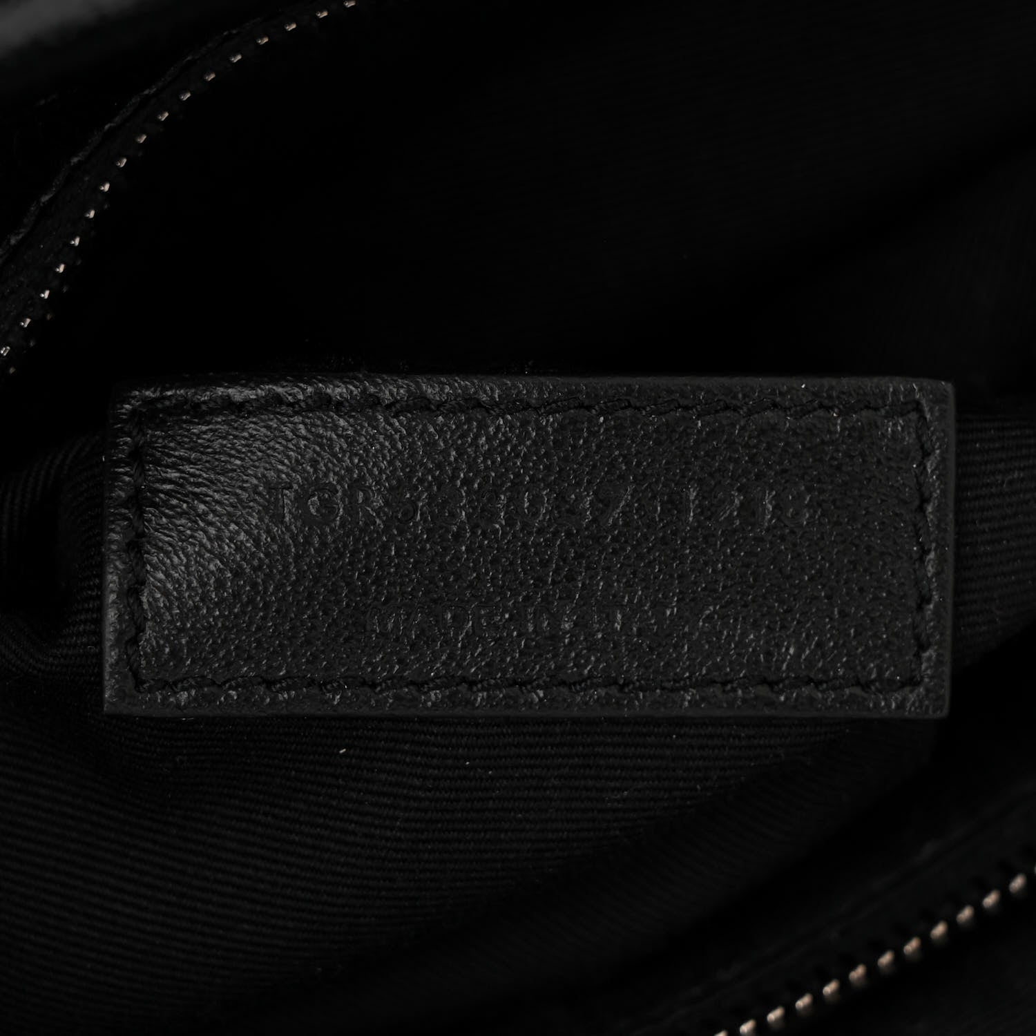 Saint Laurent Crinkled Calfskin Matelasse Monogram Medium Niki Chain Satchel Black 7 of 10