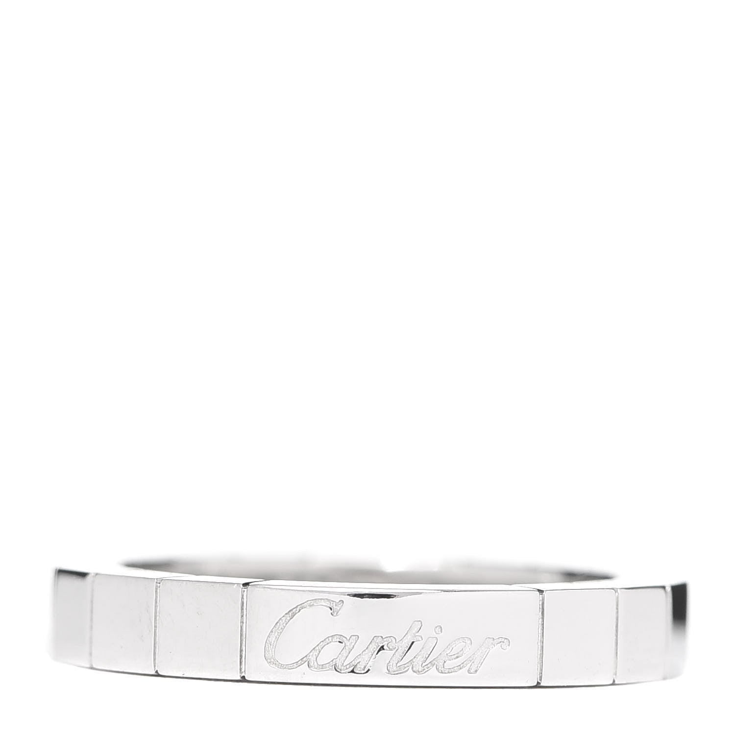 Cartier 18K White Gold Lanieres Ring 49 5 1 of 5