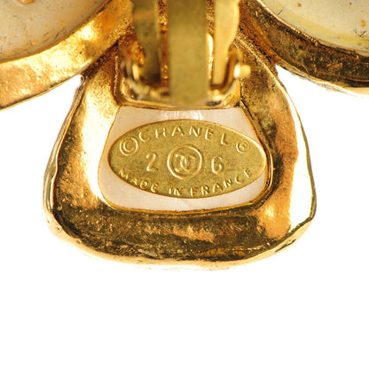 Chanel Pearl Clip On Earrings Gold 5 of 5