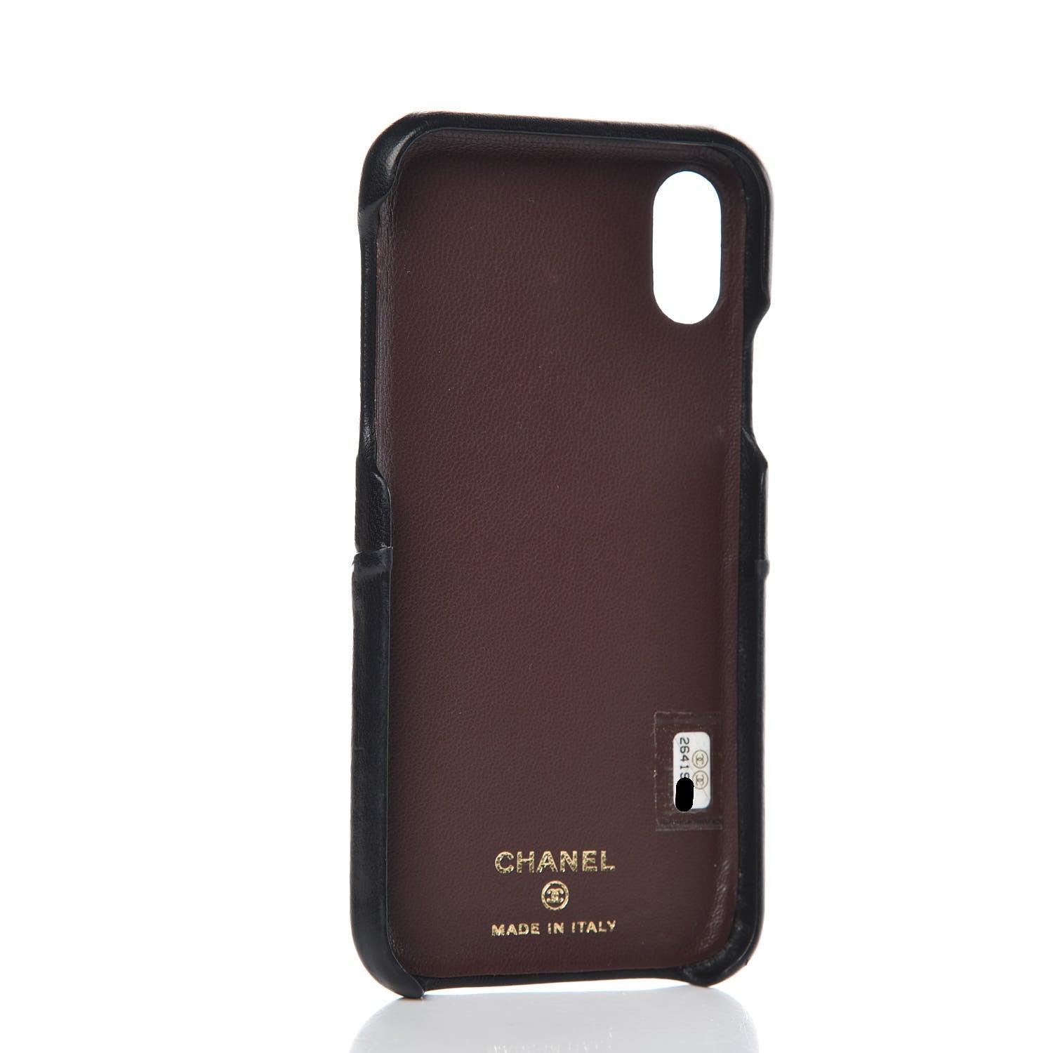 Chanel Lambskin Quilted iPhone X Case Black 3 of 7