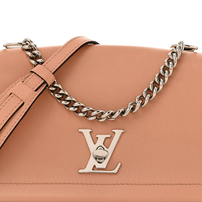 Louis Vuitton Soft Calfskin Lockme II Chain Bag BB Rose Poudre 7 of 14