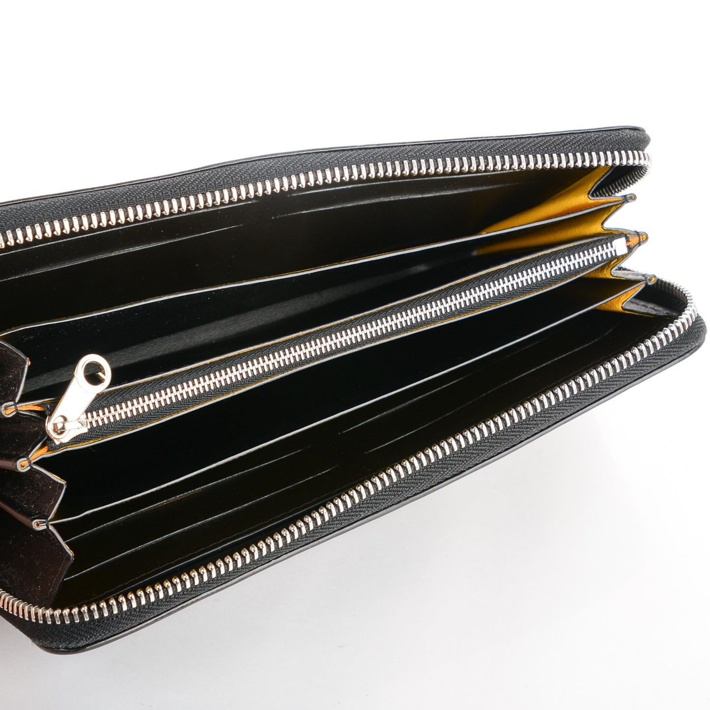 Goyardine Matignon Zip Around GM Wallet Black