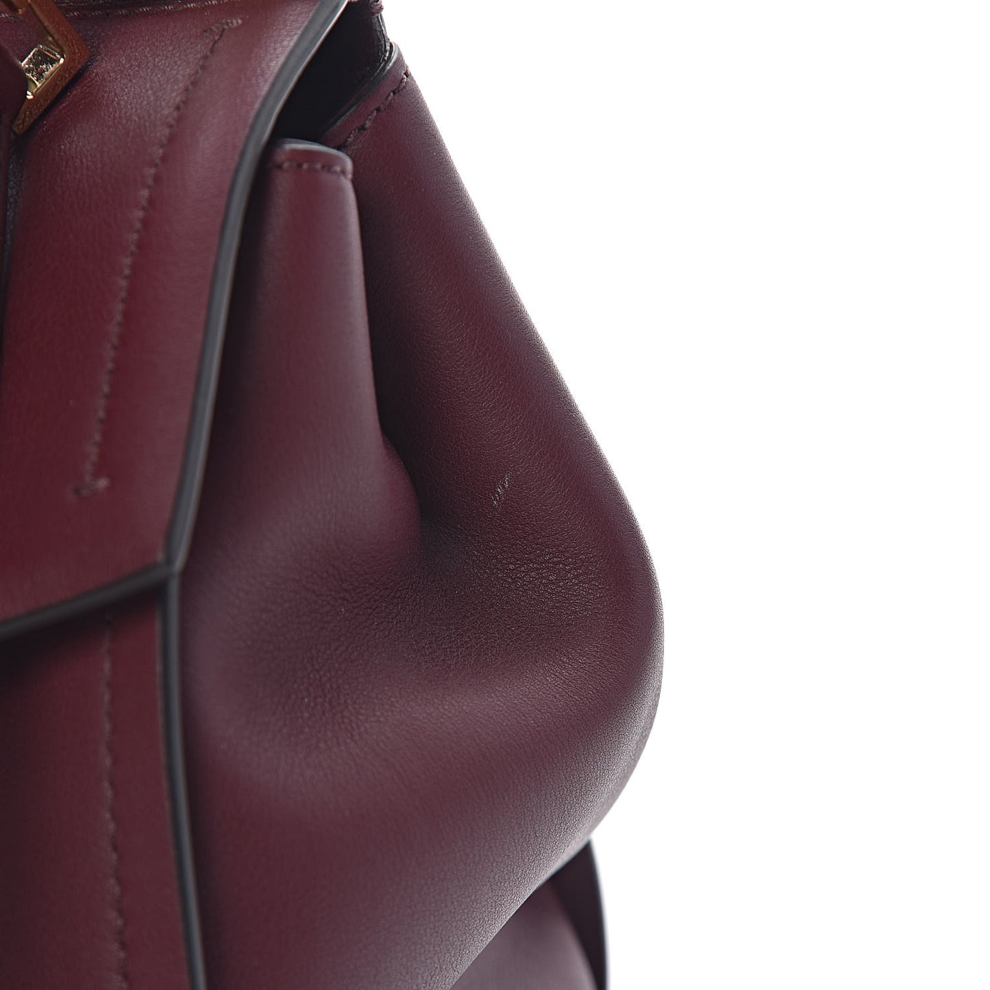Calfskin Small Mystic Shoulder Bag Aubergine