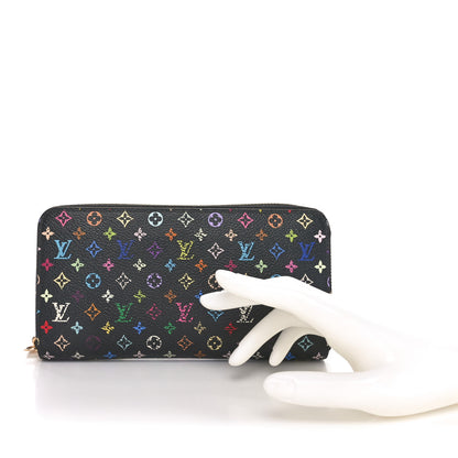 Louis Vuitton Monogram Multicolor Zippy Wallet Black Pistachio 2 of 11
