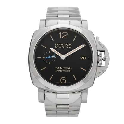 Panerai Stainless Steel 42mm Luminor Marina Automatic Watch Black PAM00722 1 of 5