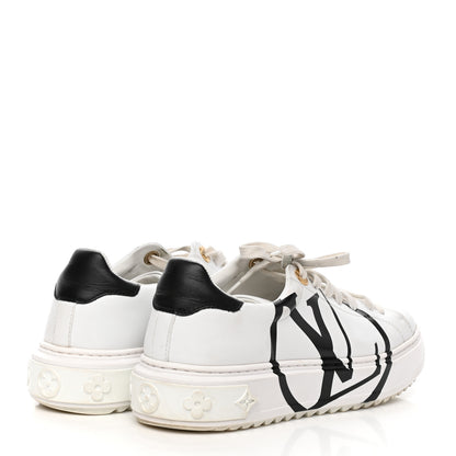 Louis Vuitton Calfskin Time Out Sneakers 36 White 4 of 8