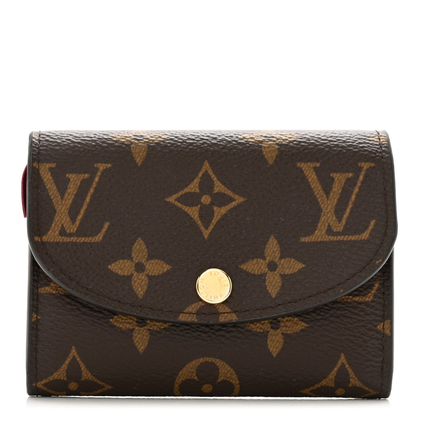 Monogram Rosalie Coin Purse Fuchsia