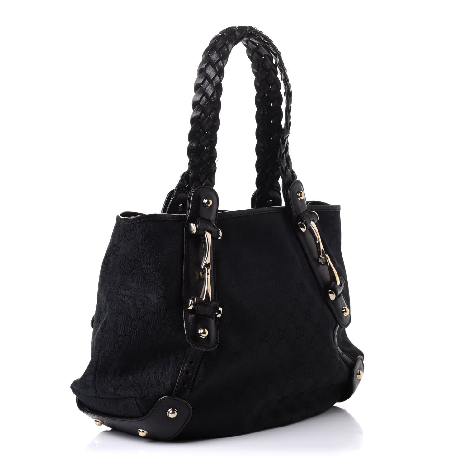 Gucci Monogram Small Pelham Shoulder Bag Black 2 of 9