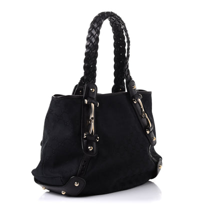 Gucci Monogram Small Pelham Shoulder Bag Black 2 of 9