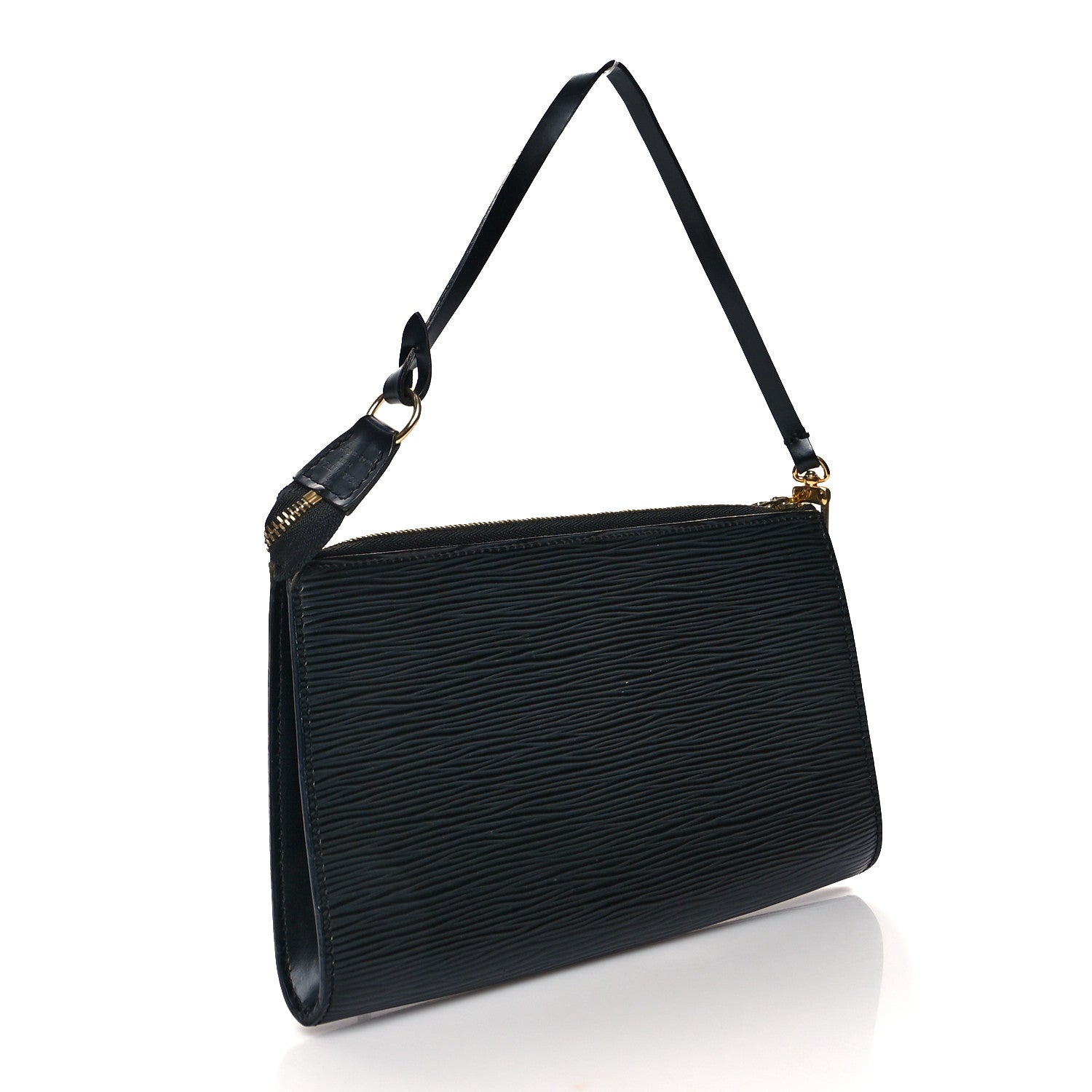 Louis Vuitton Epi Pochette Accessories 24 Black 2 of 8