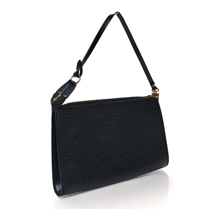 Louis Vuitton Epi Pochette Accessories 24 Black 2 of 8