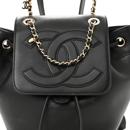 Chanel Lambskin CC Mania Backpack Black 8 of 10