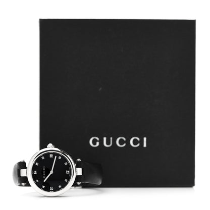 Gucci Stainless Steel Calfskin 32mm Diamantissima Quartz Watch Black 6 of 6