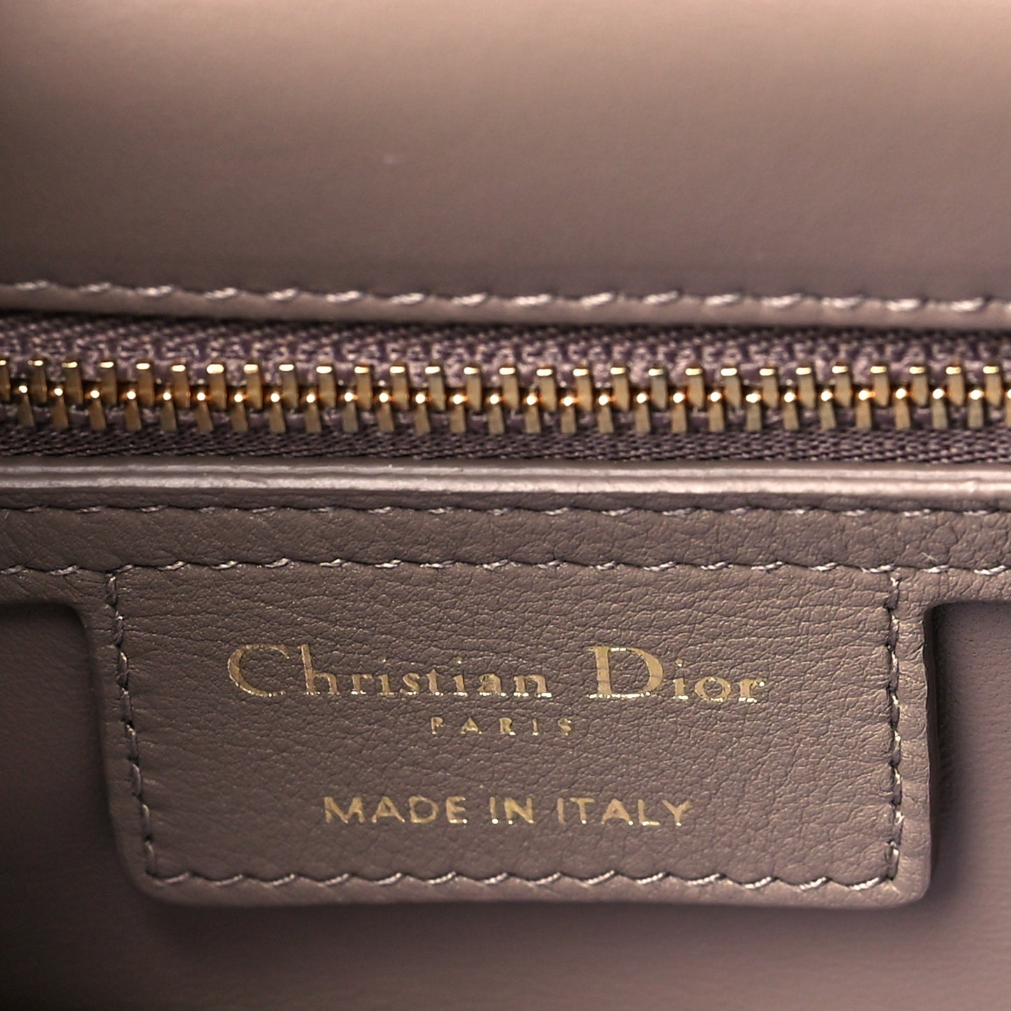 Calfskin Cannage Small Caro Bag Taupe