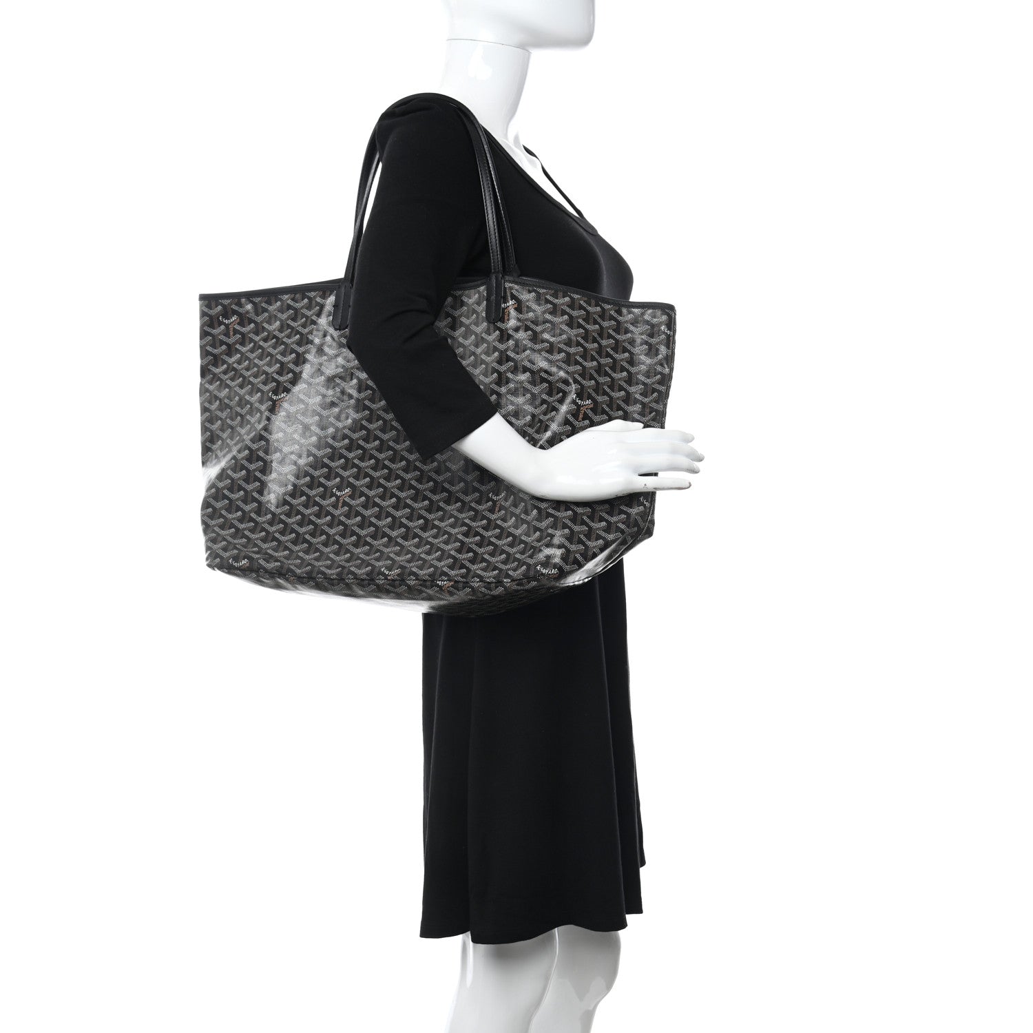 Goyard Goyardine Saint Louis GM Black 2 of 11
