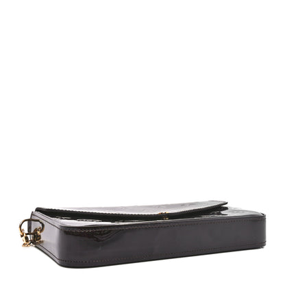 Louis Vuitton Vernis Pochette Felicie Chain Wallet Amarante 5 of 10
