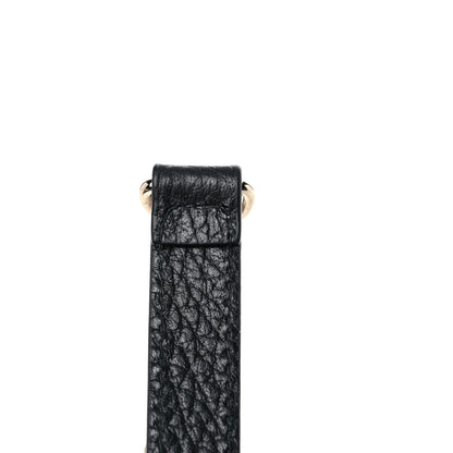 Gucci Dollar Calfskin Interlocking G Chain Wallet Black 11 of 12