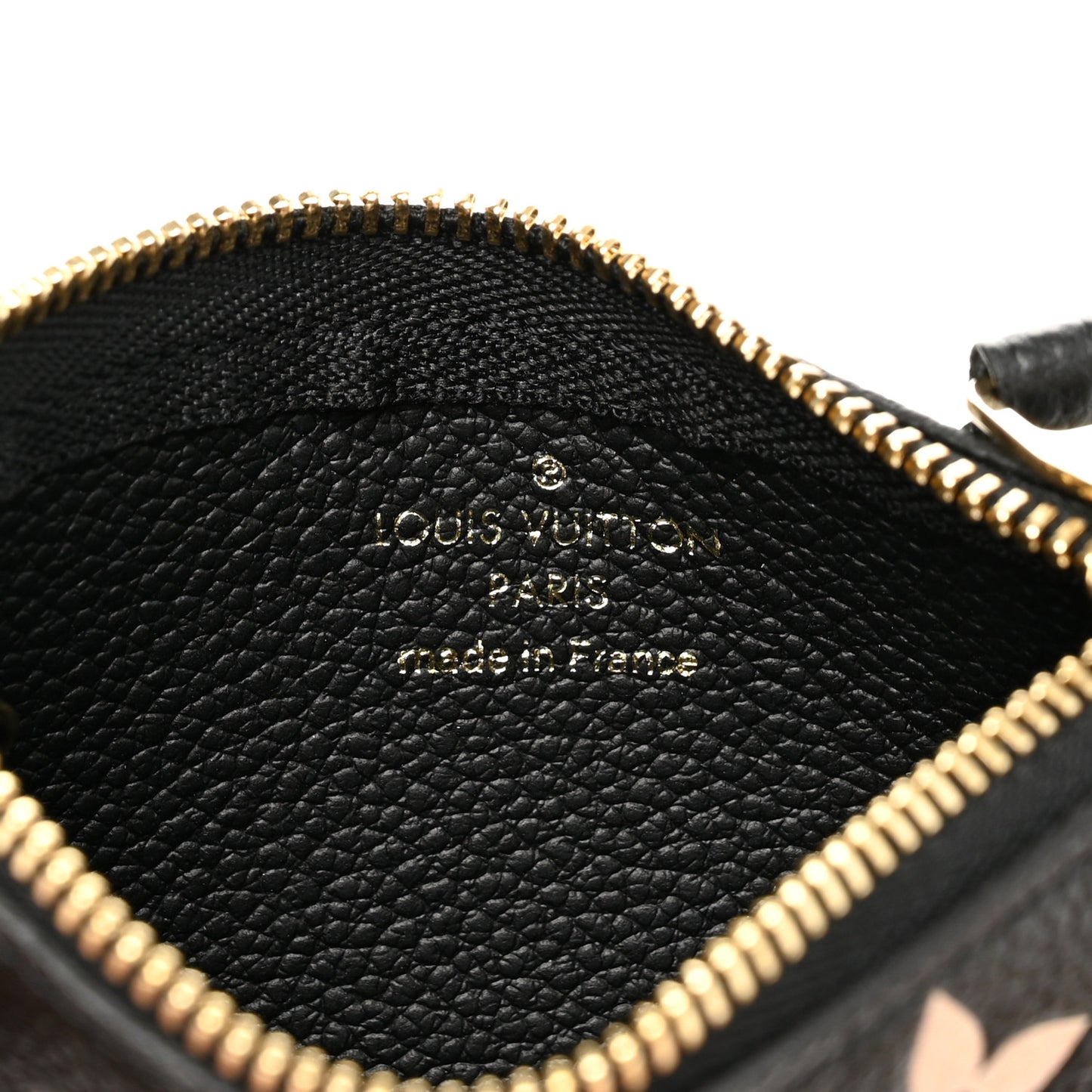 Empreinte Monogram Giant Key Pouch Black Beige