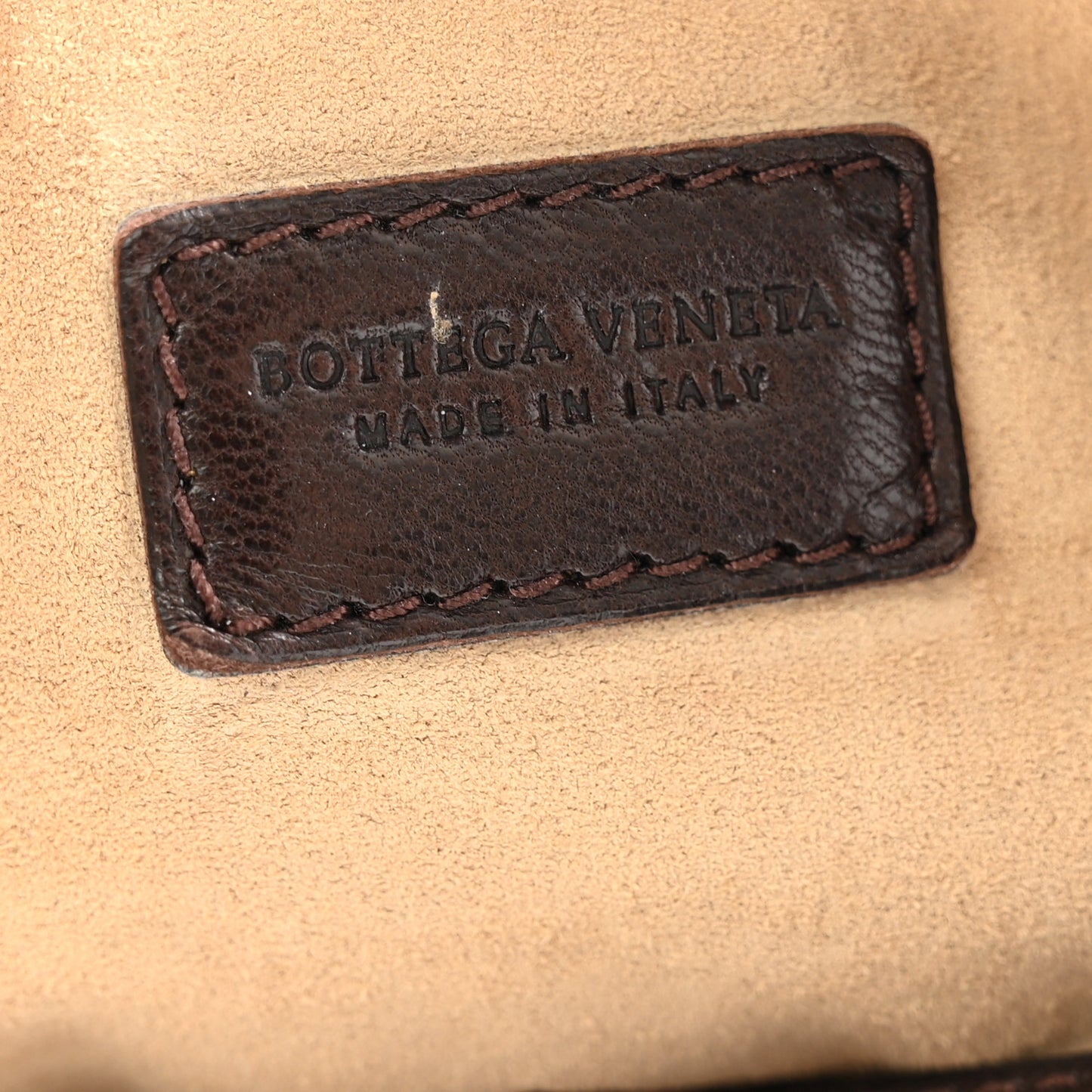 Nappa Intrecciato Large Cosmetic Case Ebano