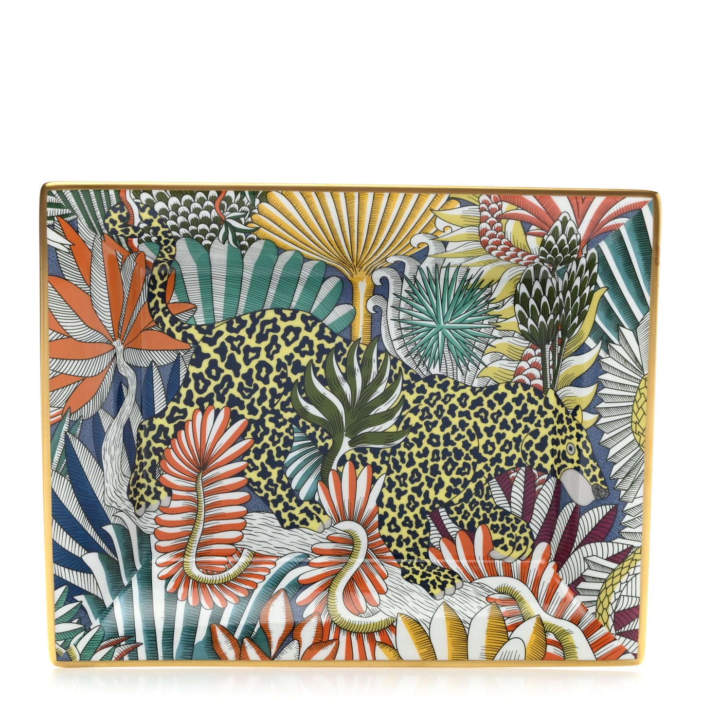 Porcelain Animaux Camoufles Change Tray